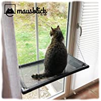 riijk Hamaca para ventana para gatos de hasta 23 kg- espacio extra estable para ventanas- para gatos